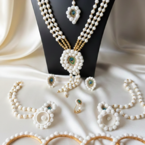 halwa jewellery for makarsankranti queen set