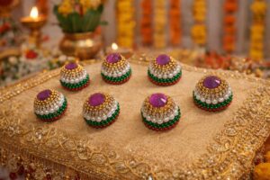 traditional decorated supari for marriage, saptapadi, & pooja decoration